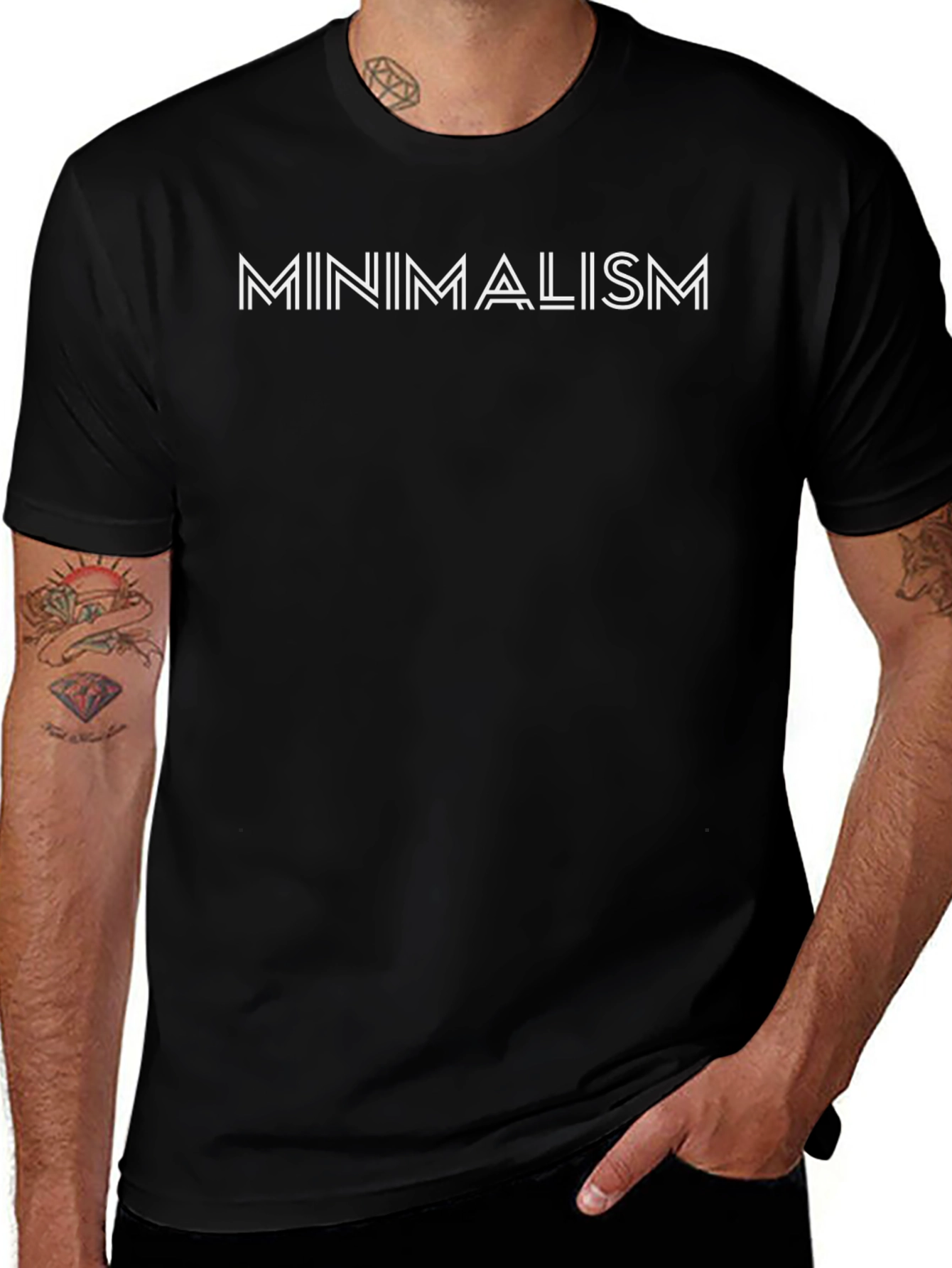 Minimalism Graphic Tee - Stylish & Simple