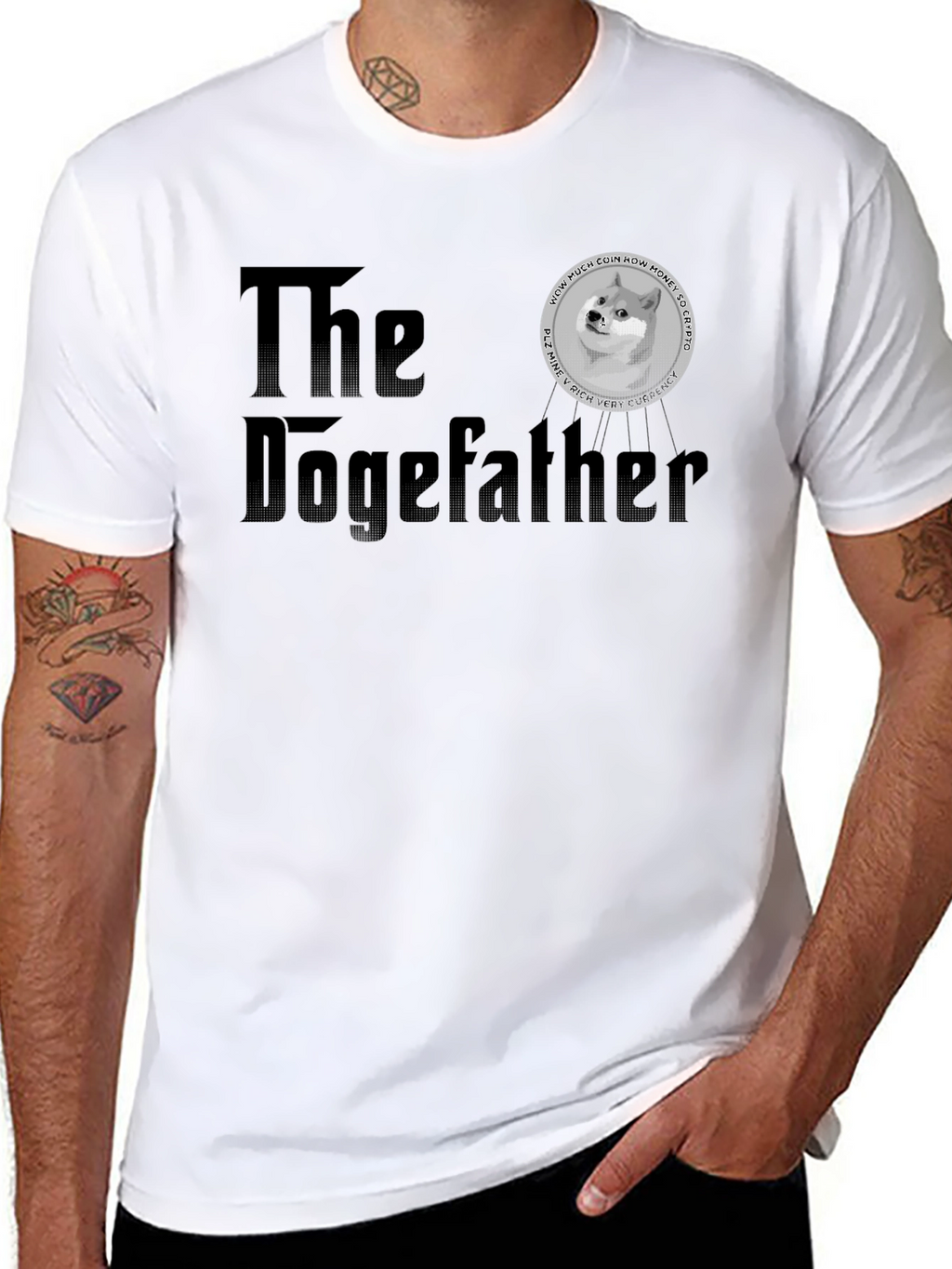 The Dogefather T-Shirt - Crypto Meme Tee
