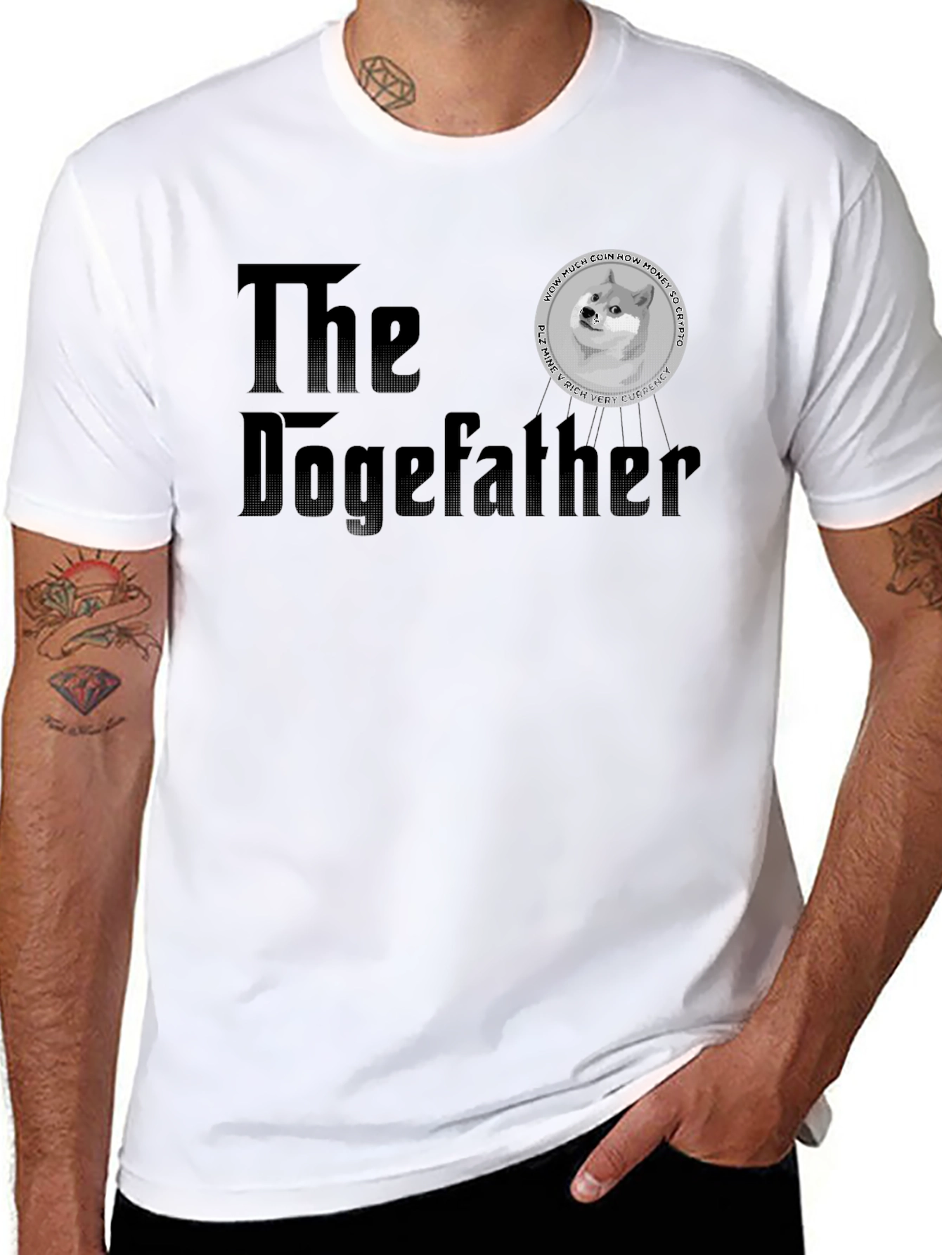 The Dogefather T-Shirt - Crypto Meme Tee