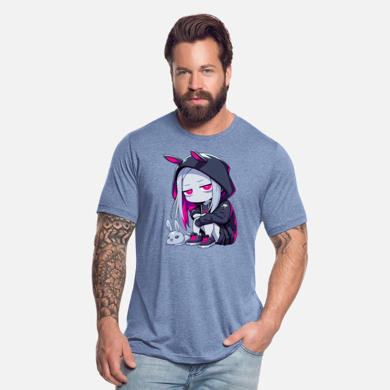 Grunge Goth Bunny Anime Girl Cute E-Girl Edgy
