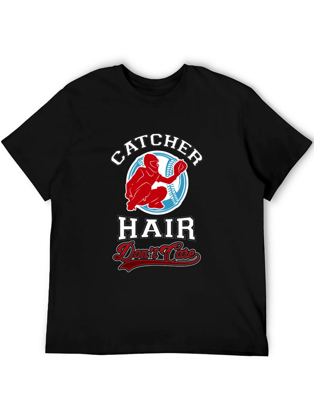 Catcher Hair Dont Care Black T-Shirt