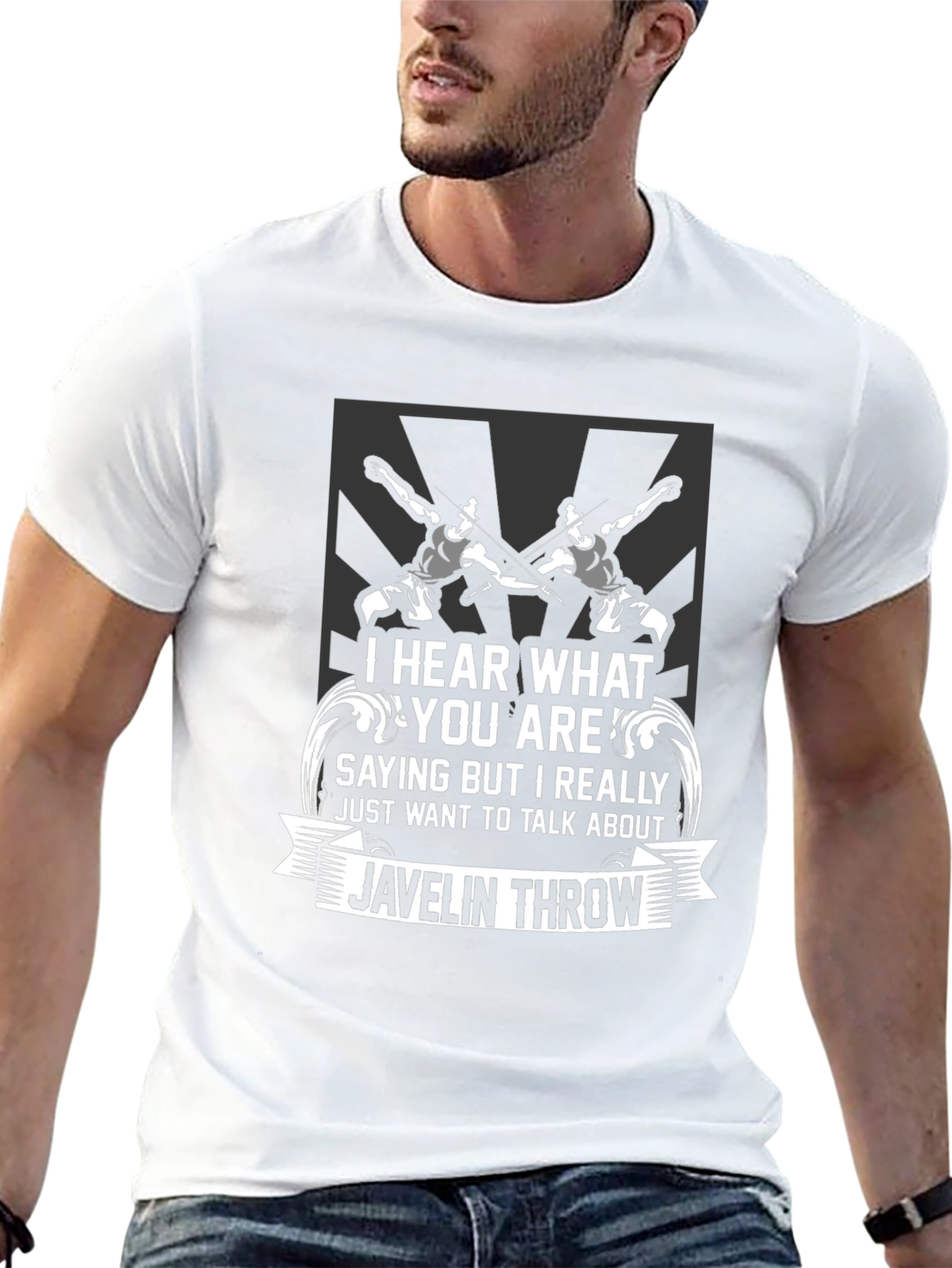 Javelin Throw T-Shirt: Funny Sports Fan Tee