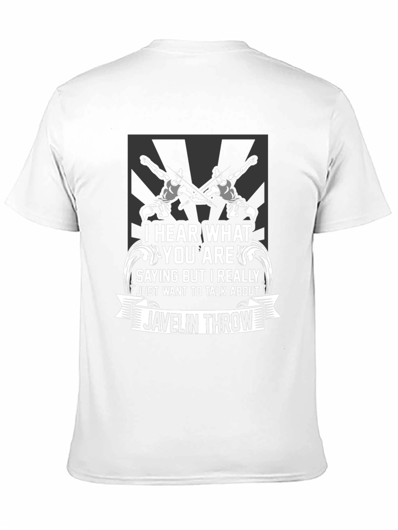 Javelin Throw T-Shirt: Funny Sports Fan Tee