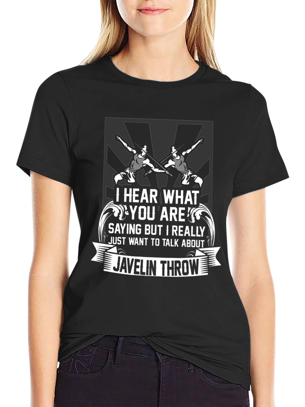Javelin Throw T-Shirt: Funny Sports Fan Tee