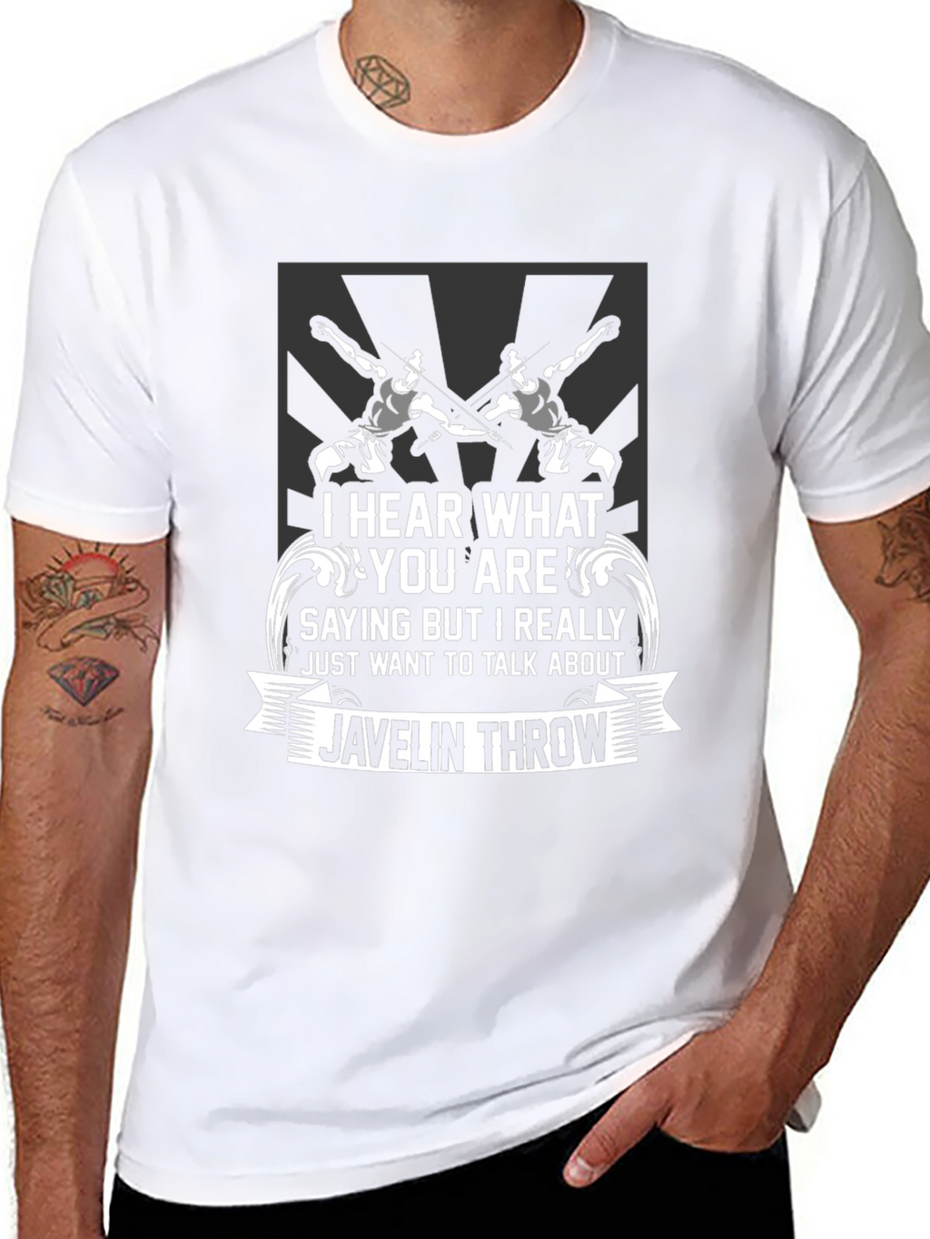 Javelin Throw T-Shirt: Funny Sports Fan Tee
