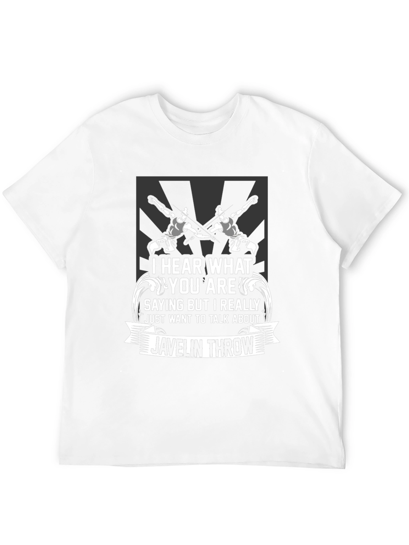 Javelin Throw T-Shirt: Funny Sports Fan Tee