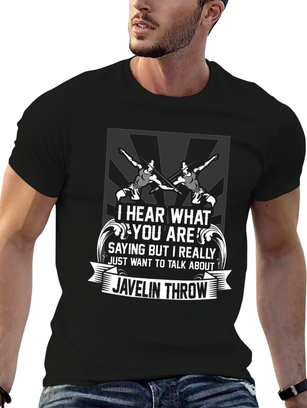 Javelin Throw T-Shirt: Funny Sports Fan Tee