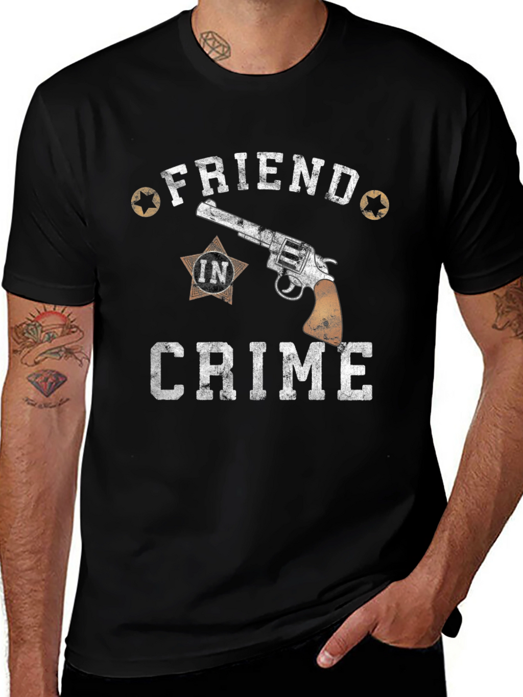 Friend In Crime Graphic T-Shirt