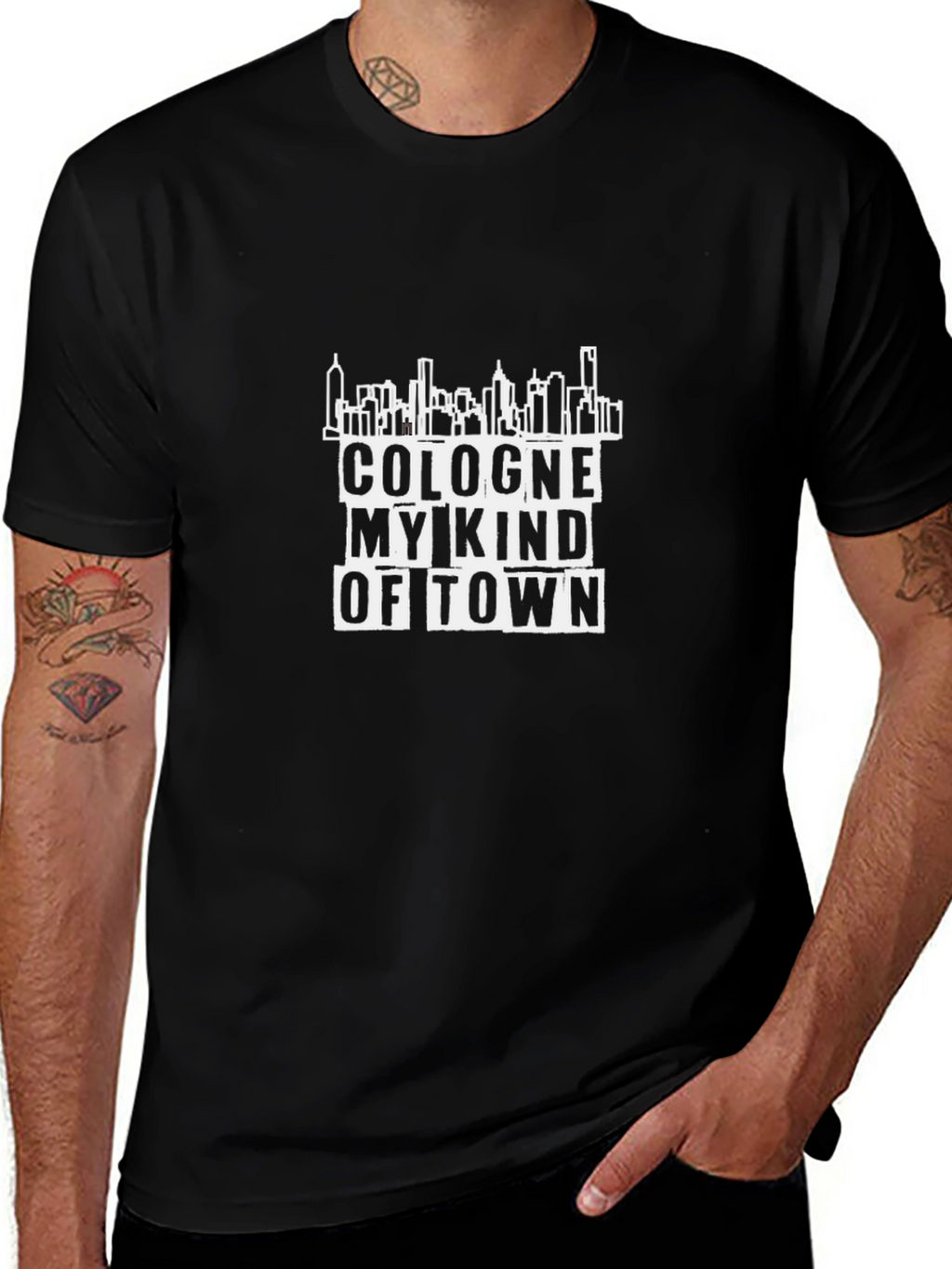Cologne My Kind of Town Graphic Tee