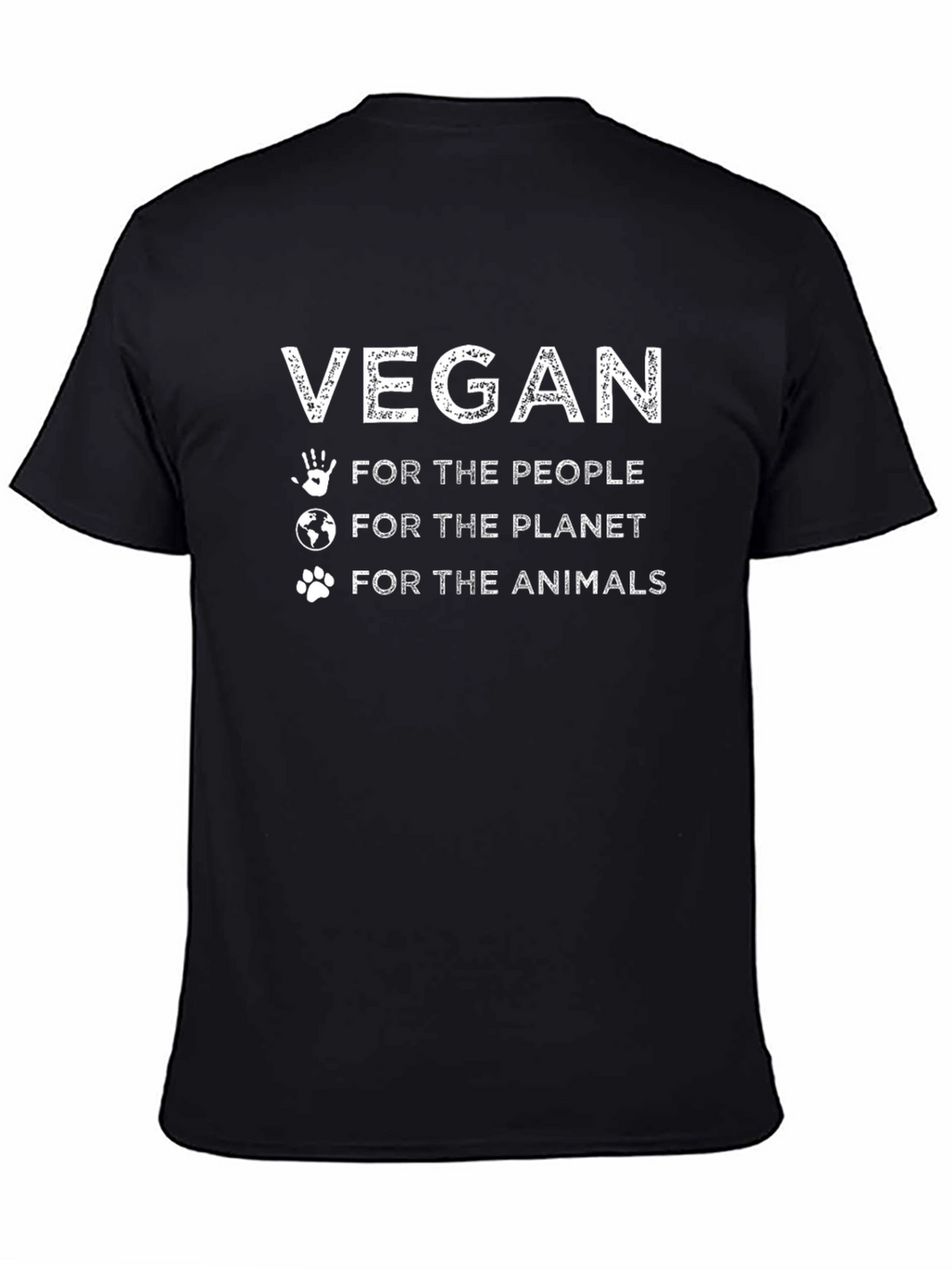 Vegan For People Planet Animals T-Shirt