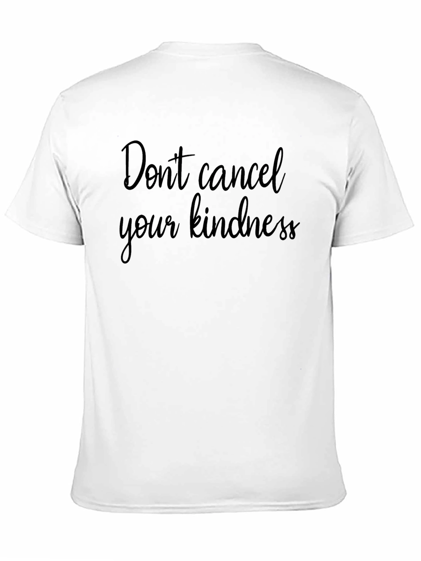 Kindness Black T-Shirt - Positive Message Apparel