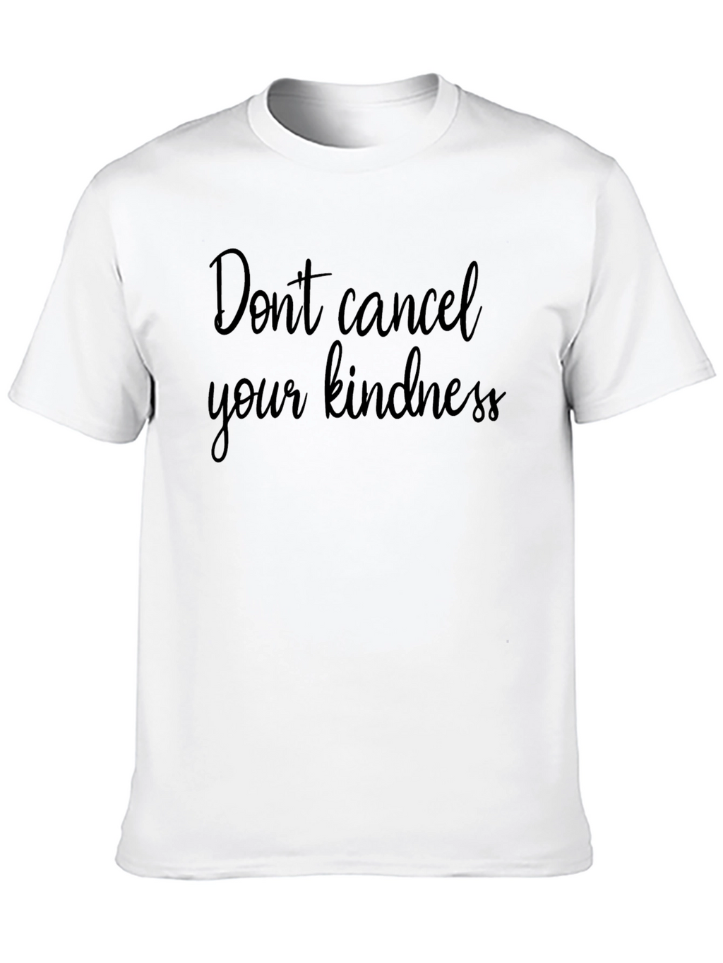 Kindness Black T-Shirt - Positive Message Apparel