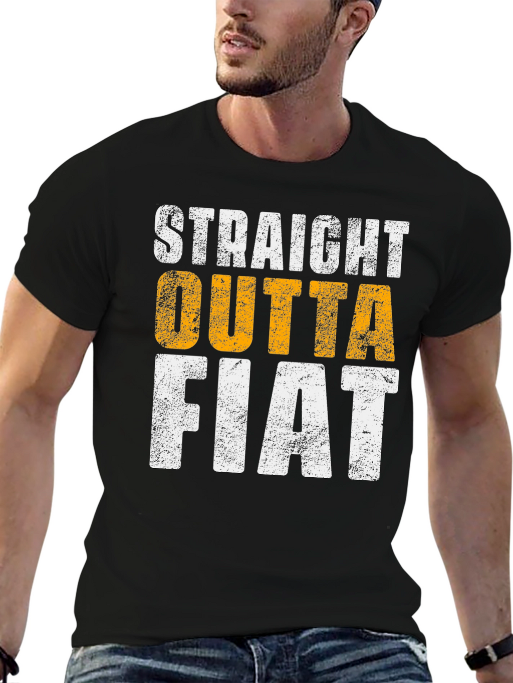 Straight Outta Fiat Graphic T-Shirt