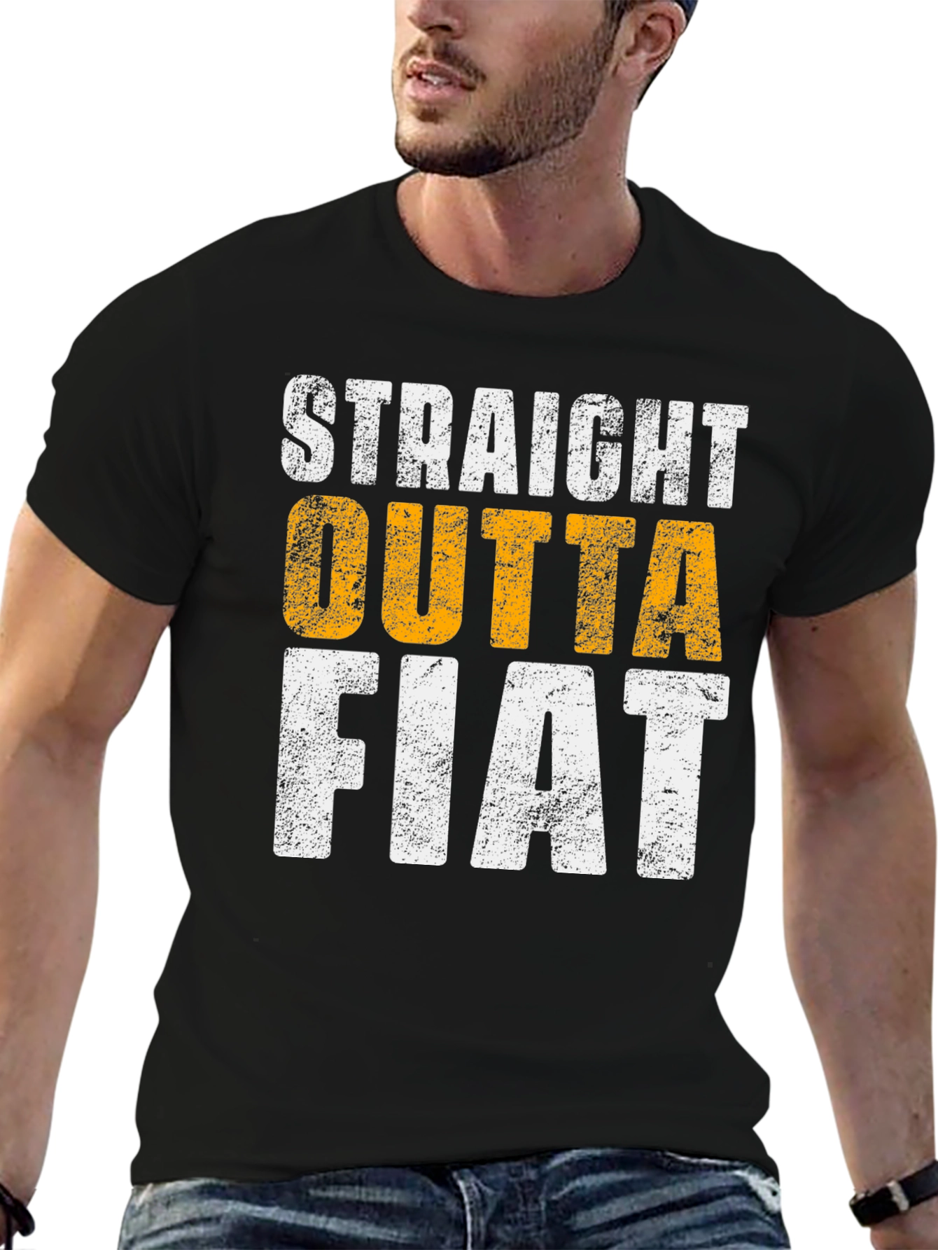 Straight Outta Fiat Graphic T-Shirt