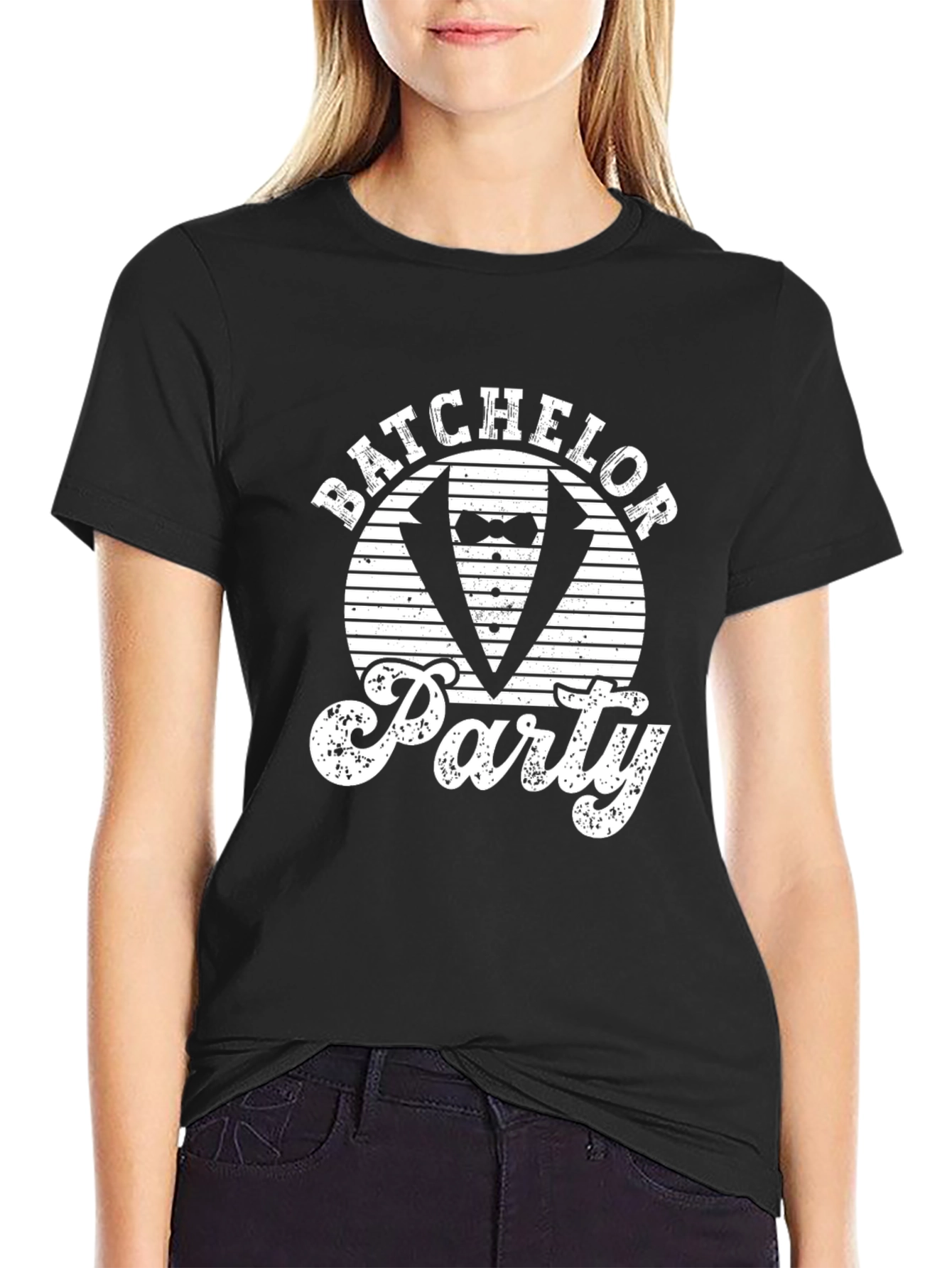 Bachelor Party Tuxedo Graphic T-Shirt
