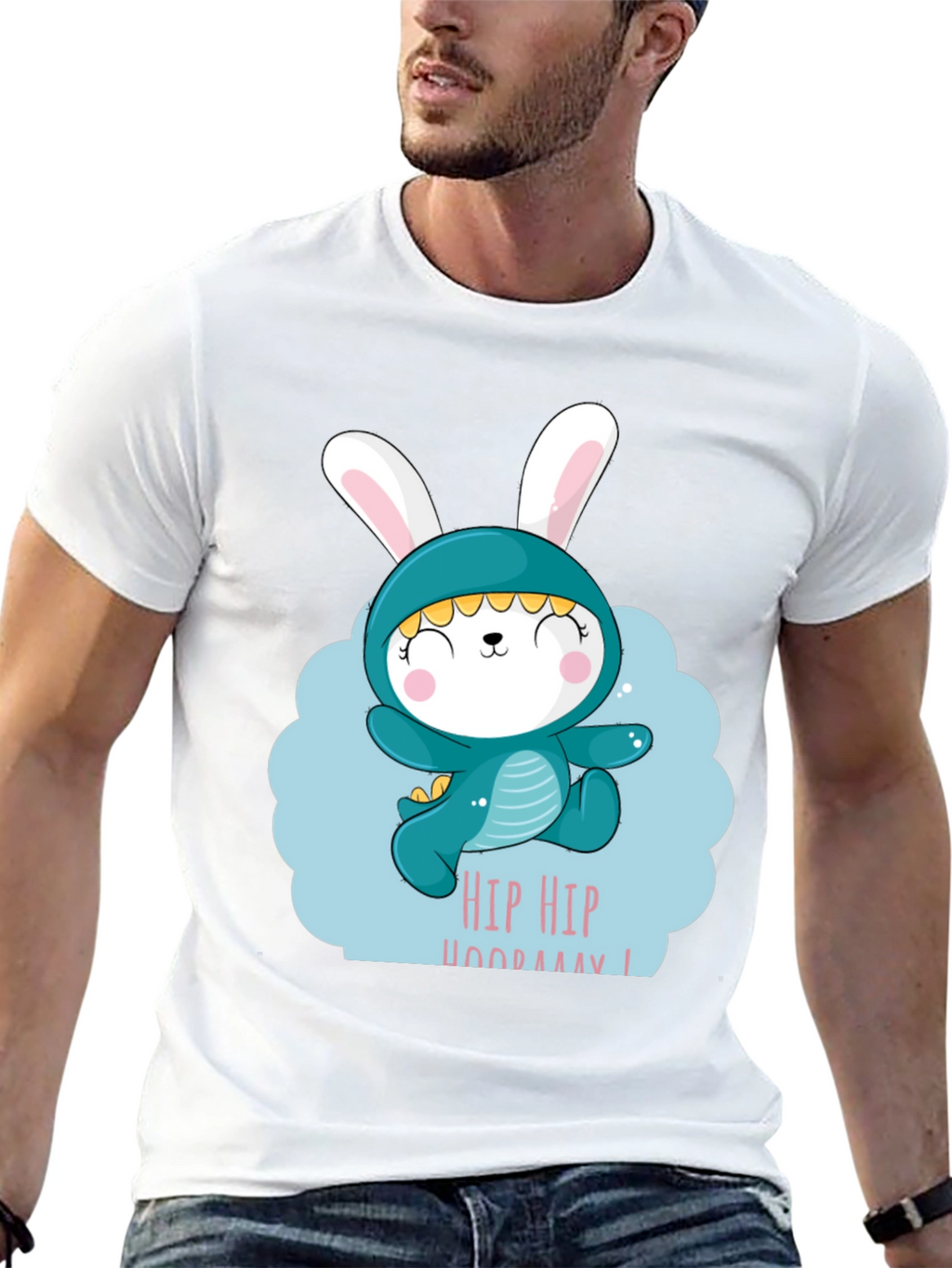 Cute Bunny-Dino Tee