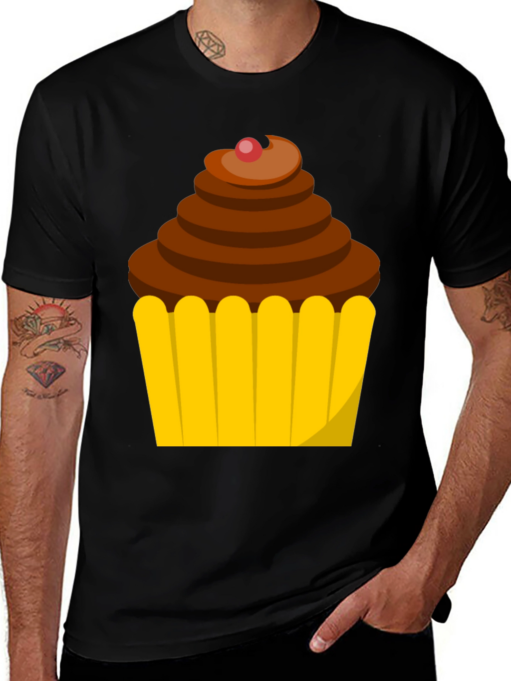 Cupcake Graphic Tee - Sweet Tooth T-Shirt