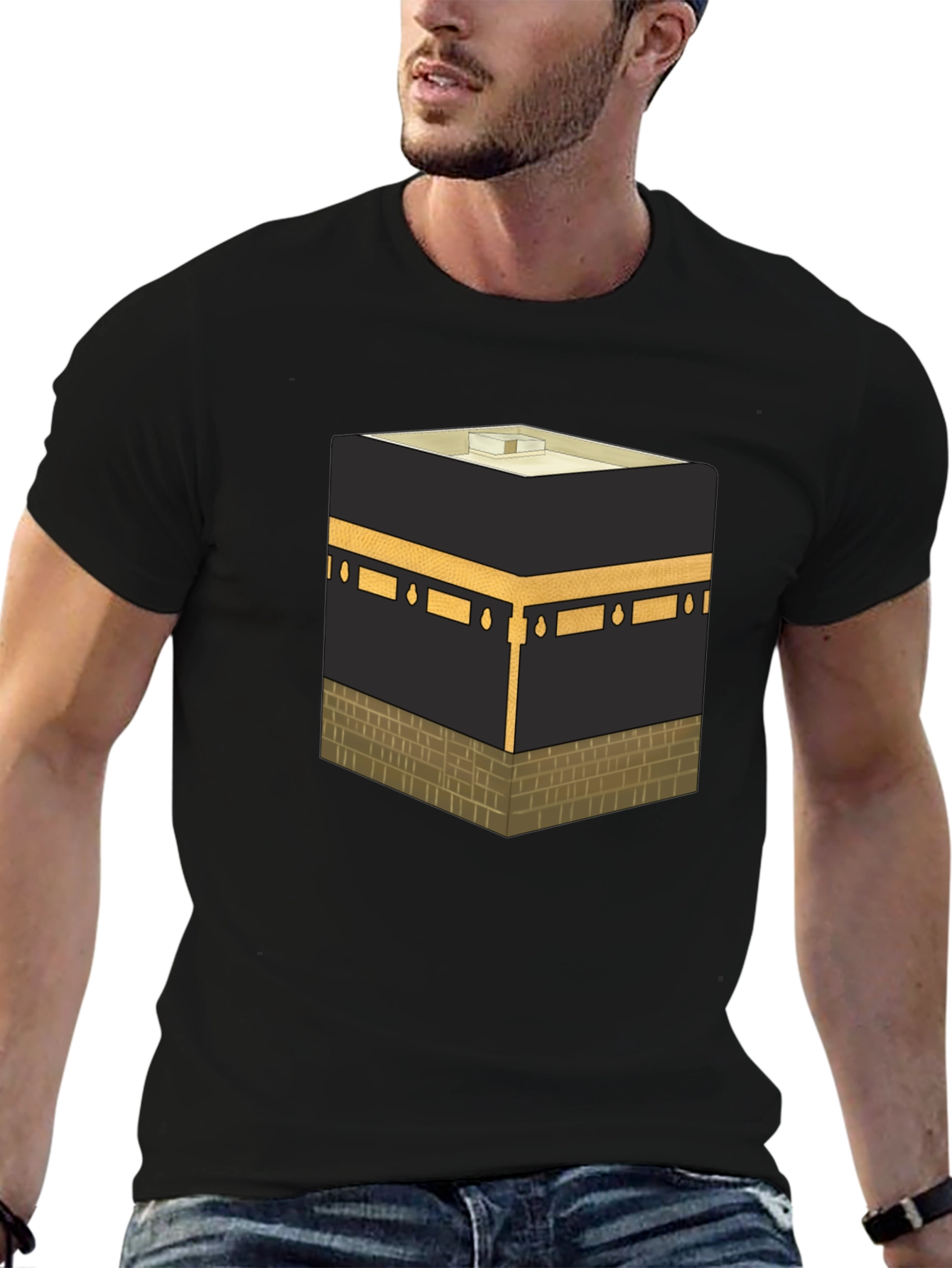 Kaaba Graphic Black T-Shirt
