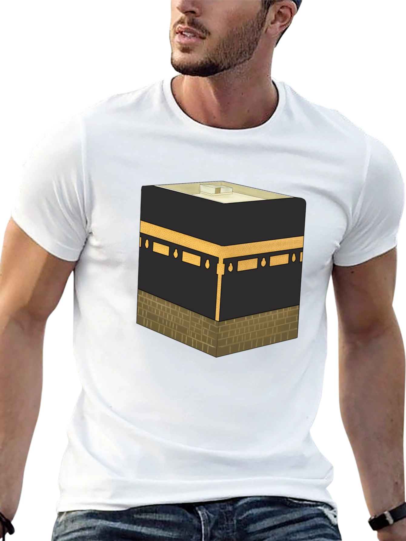 Kaaba Graphic Black T-Shirt