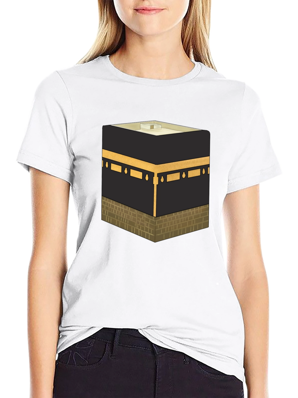 Kaaba Graphic Black T-Shirt