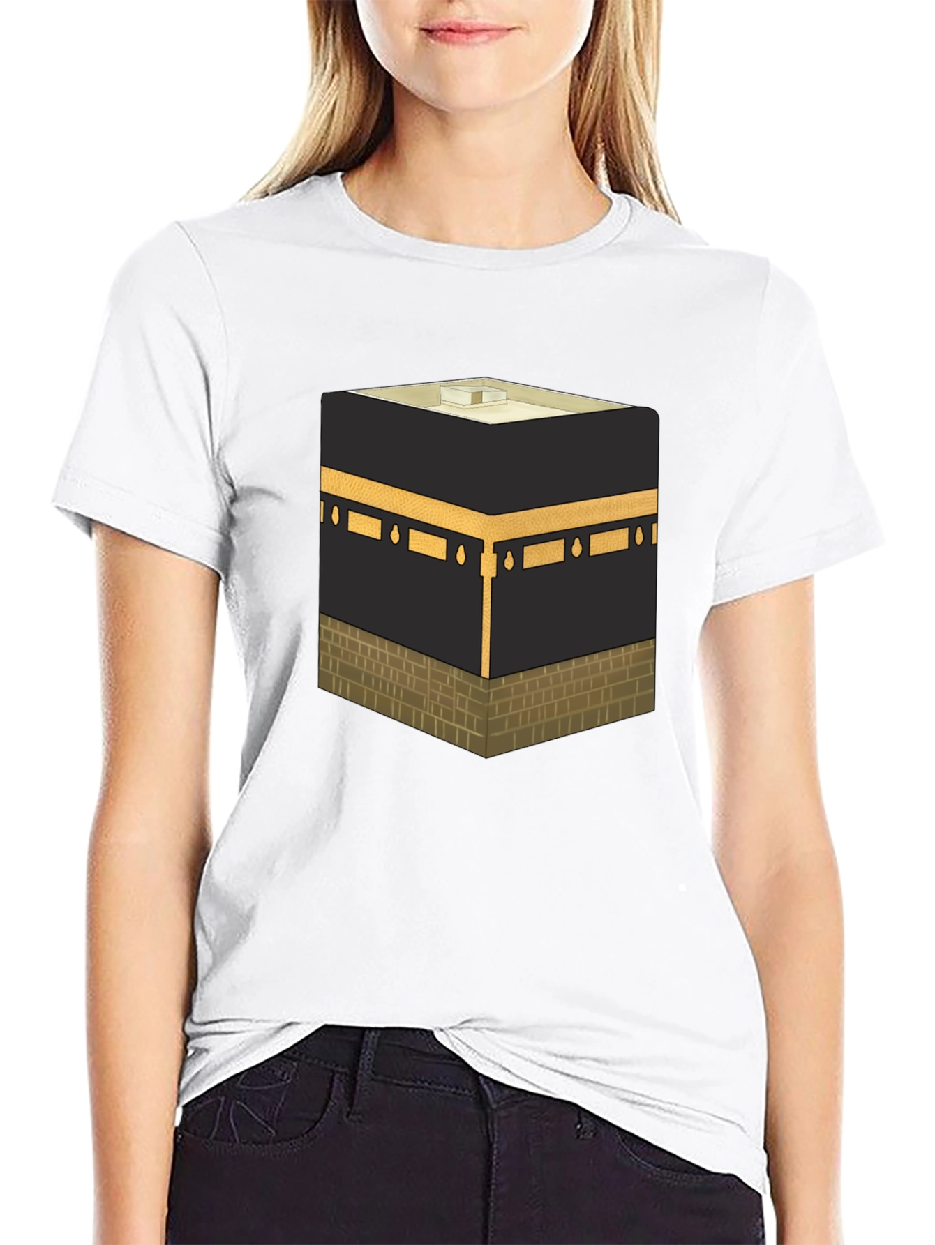 Kaaba Graphic Black T-Shirt