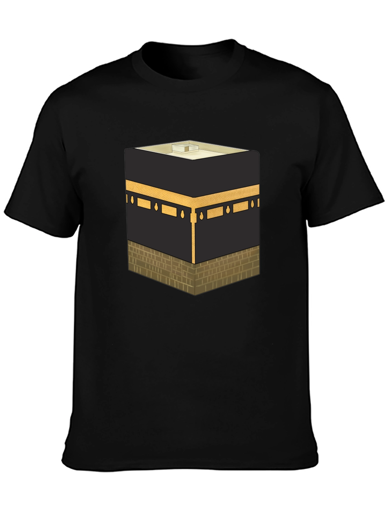 Kaaba Graphic Black T-Shirt