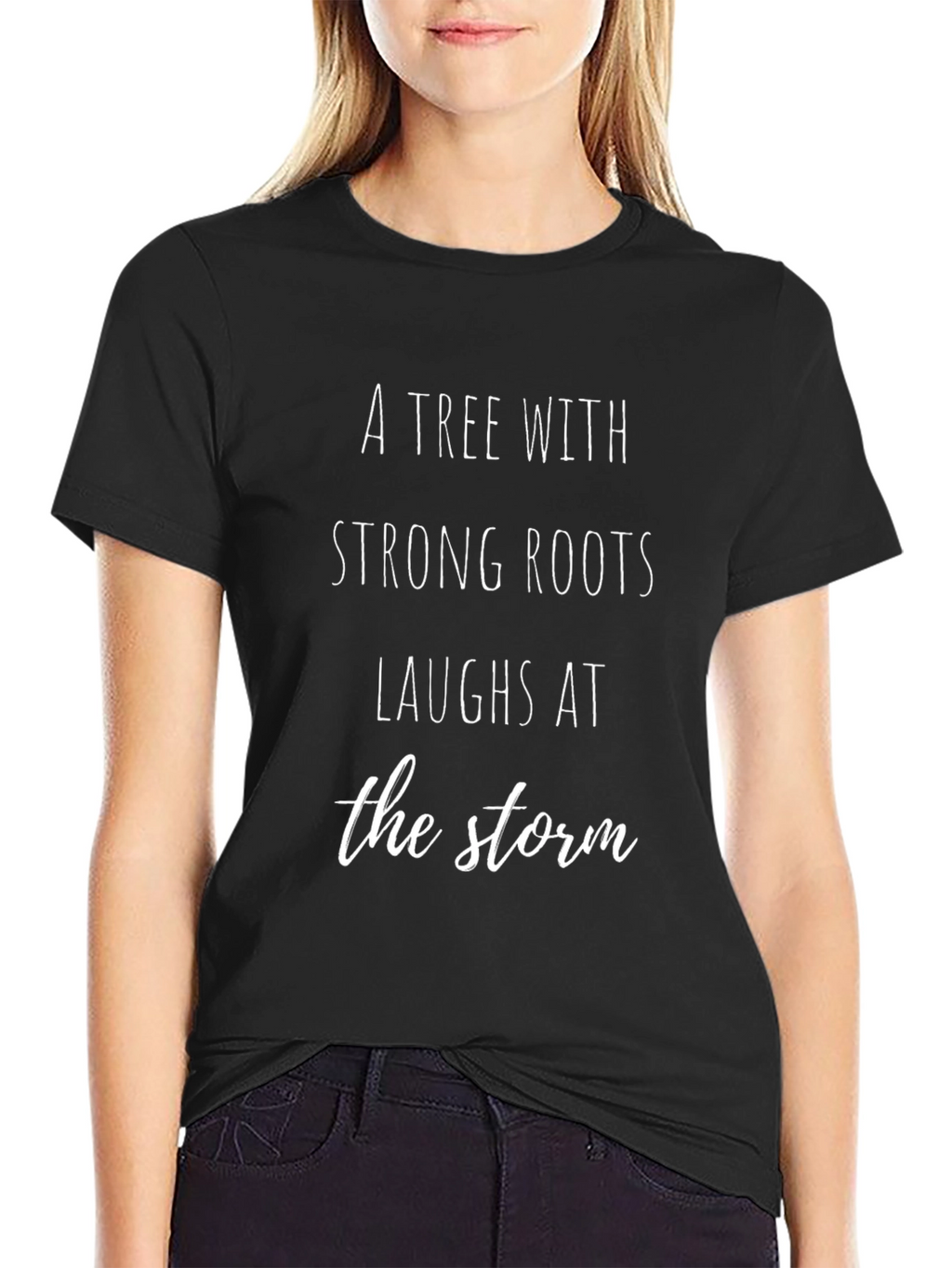 Tree Roots Graphic Tee - Strong and Resilient