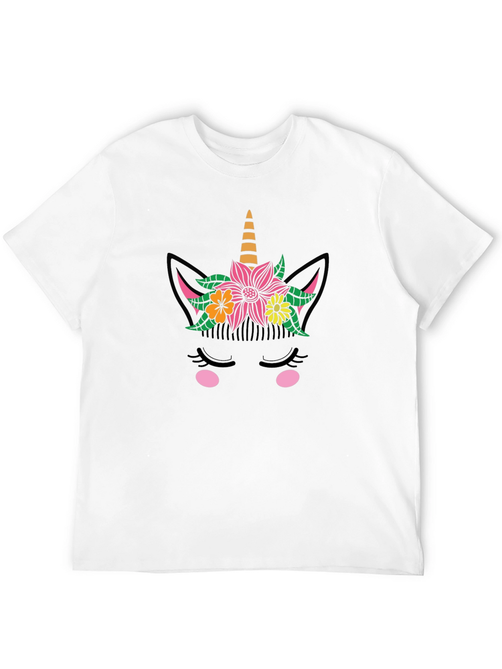 Unicorn Floral Graphic Tee