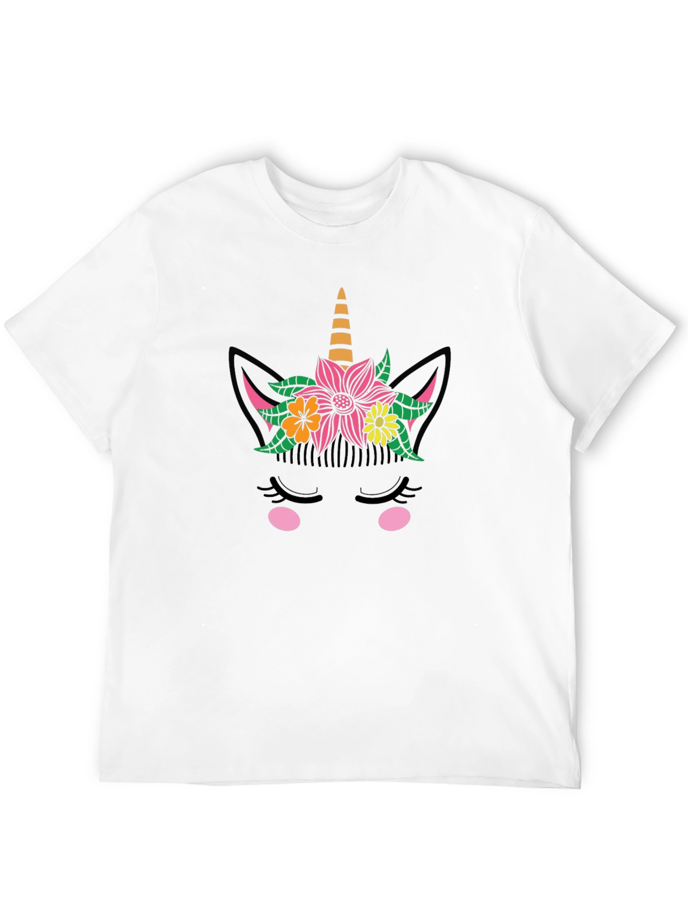 Unicorn Floral Graphic Tee