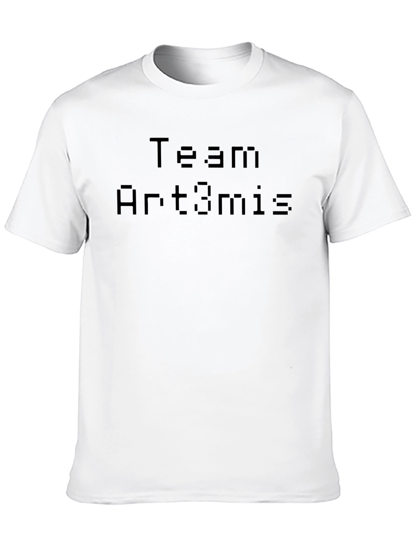 Team Artemis Black Crew Neck T-Shirt