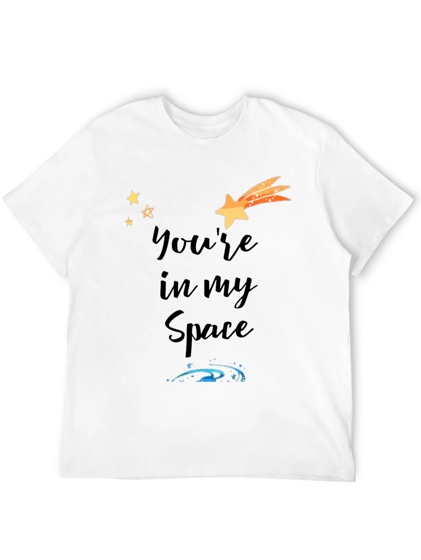Youre In My Space Black Graphic Tee