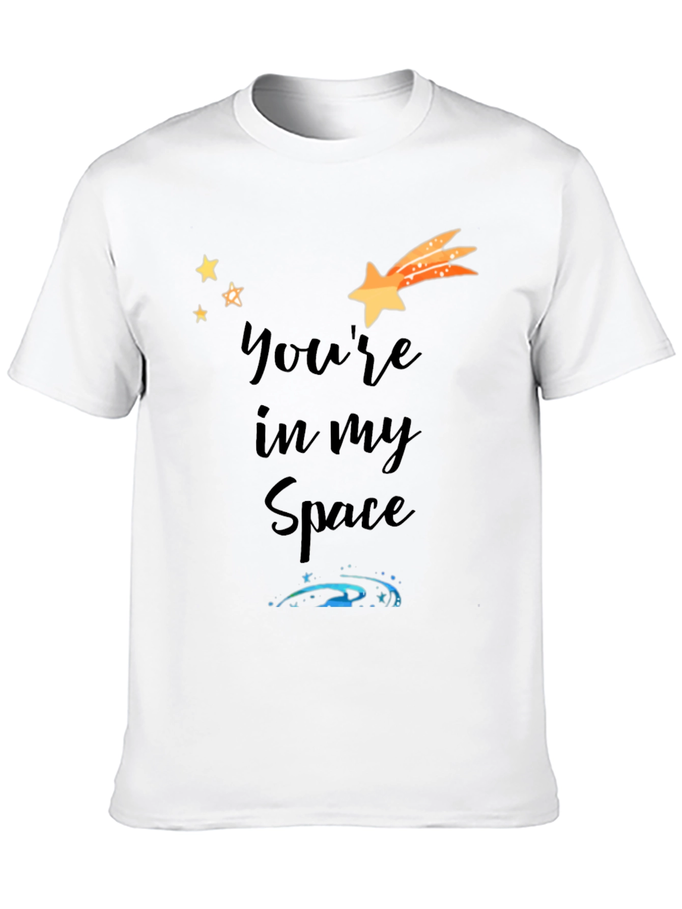 Youre In My Space Black Graphic Tee