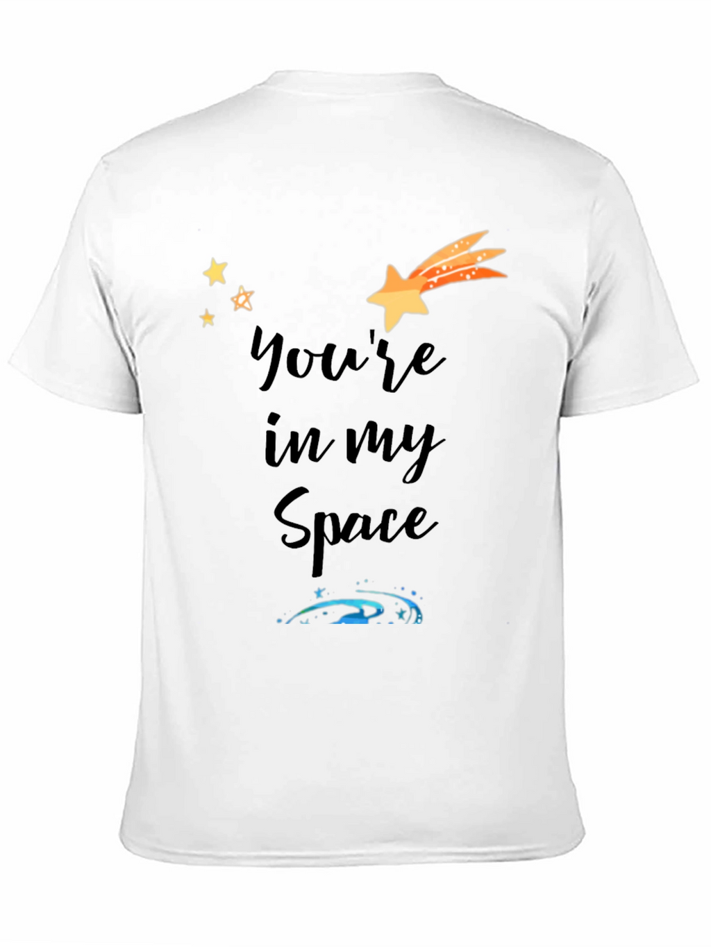 Youre In My Space Black Graphic Tee