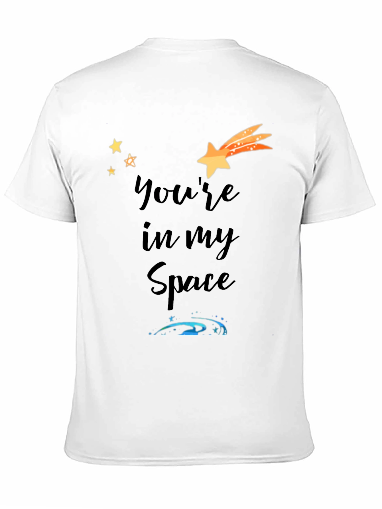 Youre In My Space Black Graphic Tee