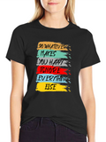 Inspirational Graphic Tee - Do Whatever Makes You Happy