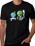 Alien Earth Destruction T-Shirt