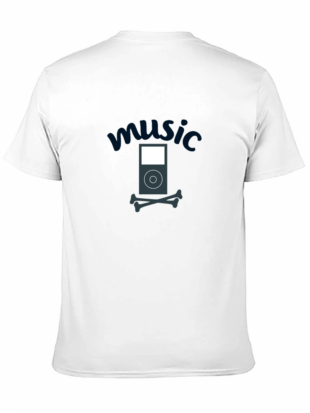Music iPod Skull T-Shirt - Soft Cotton Tee