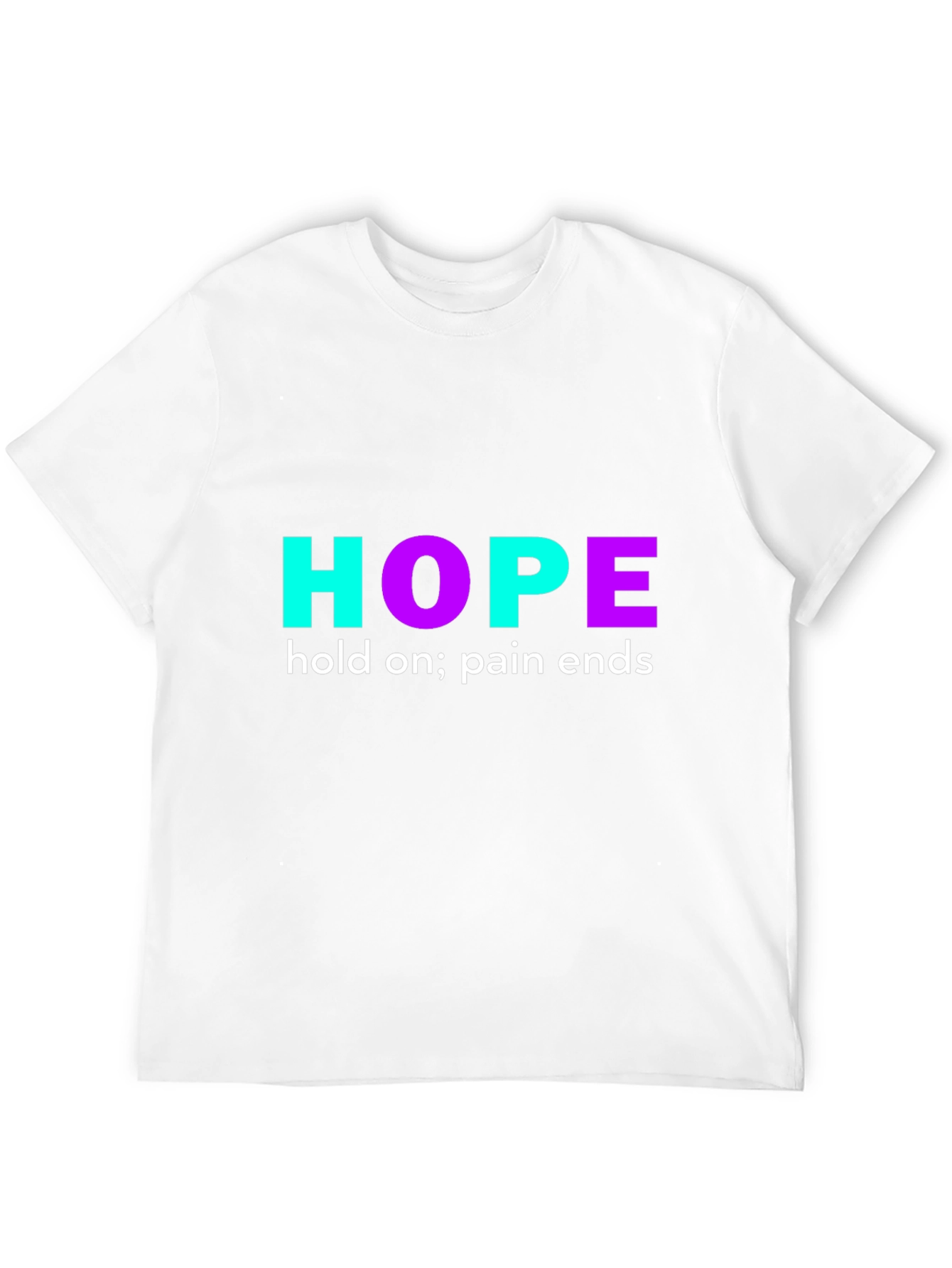 Hope Graphic Print T-Shirt - Motivational Design