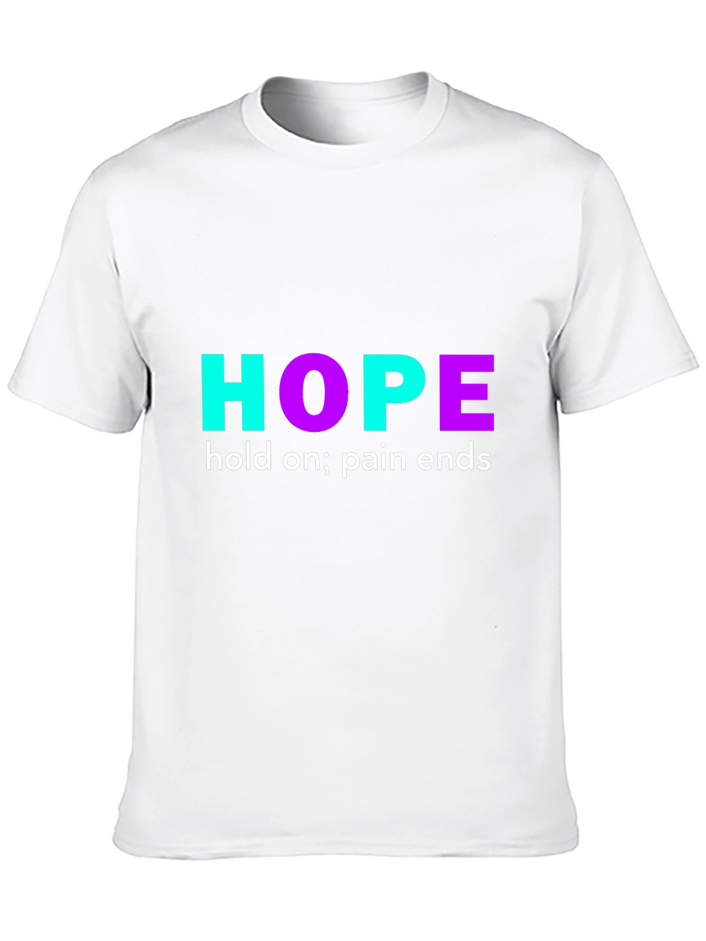 Hope Graphic Print T-Shirt - Motivational Design