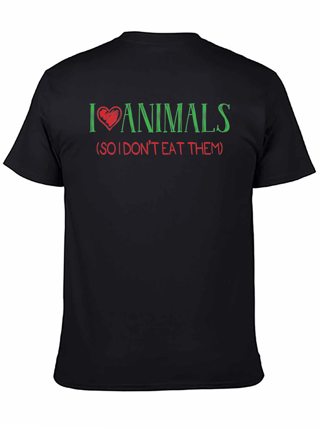I Love Animals Vegan T-Shirt