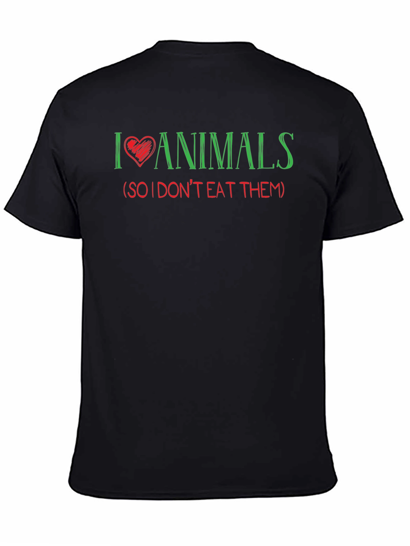 I Love Animals Vegan T-Shirt