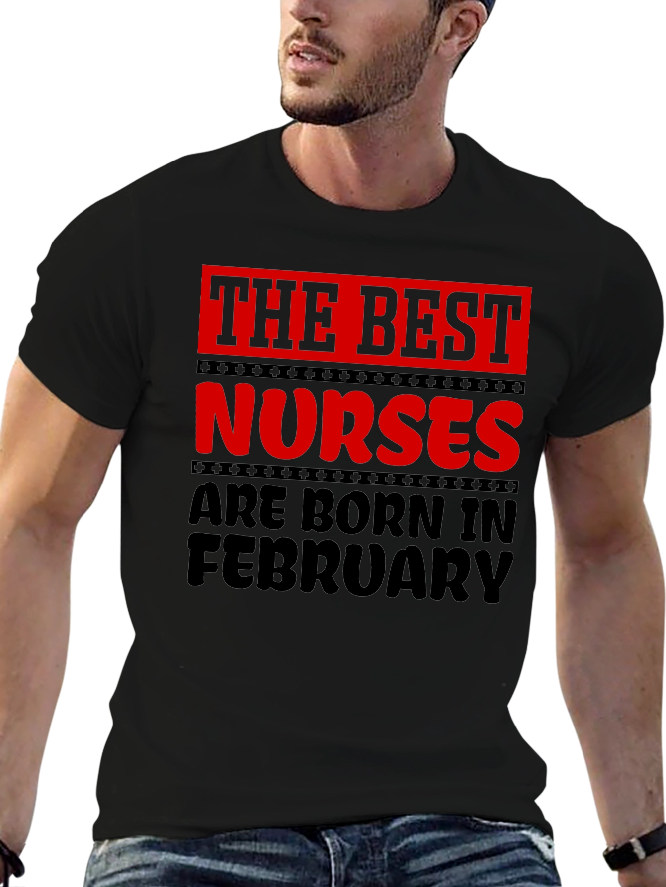 Best Nurses Are Born In February T-Shirt