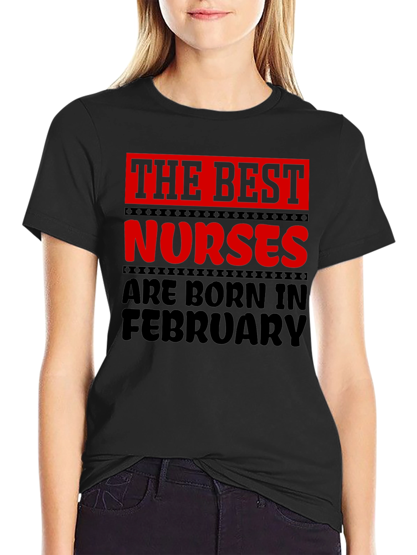 Best Nurses Are Born In February T-Shirt