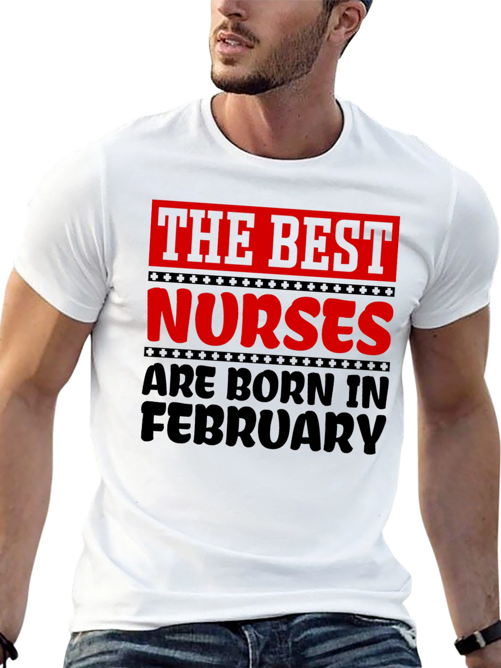 Best Nurses Are Born In February T-Shirt