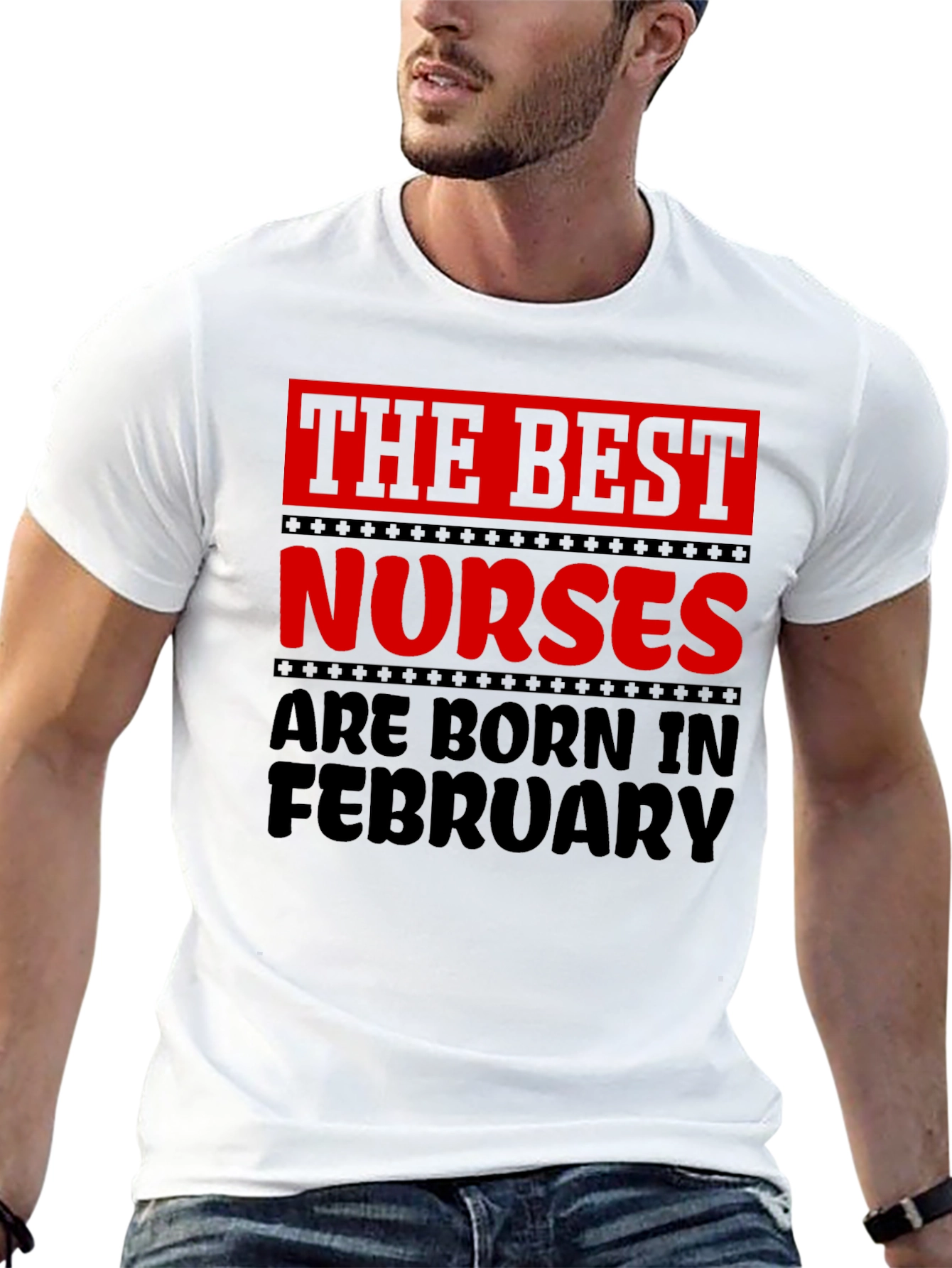 Best Nurses Are Born In February T-Shirt