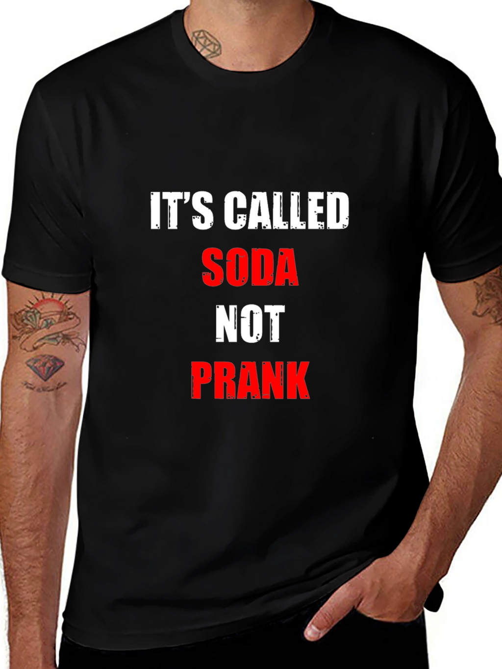 Its Called Soda Not Prank Graphic Tee