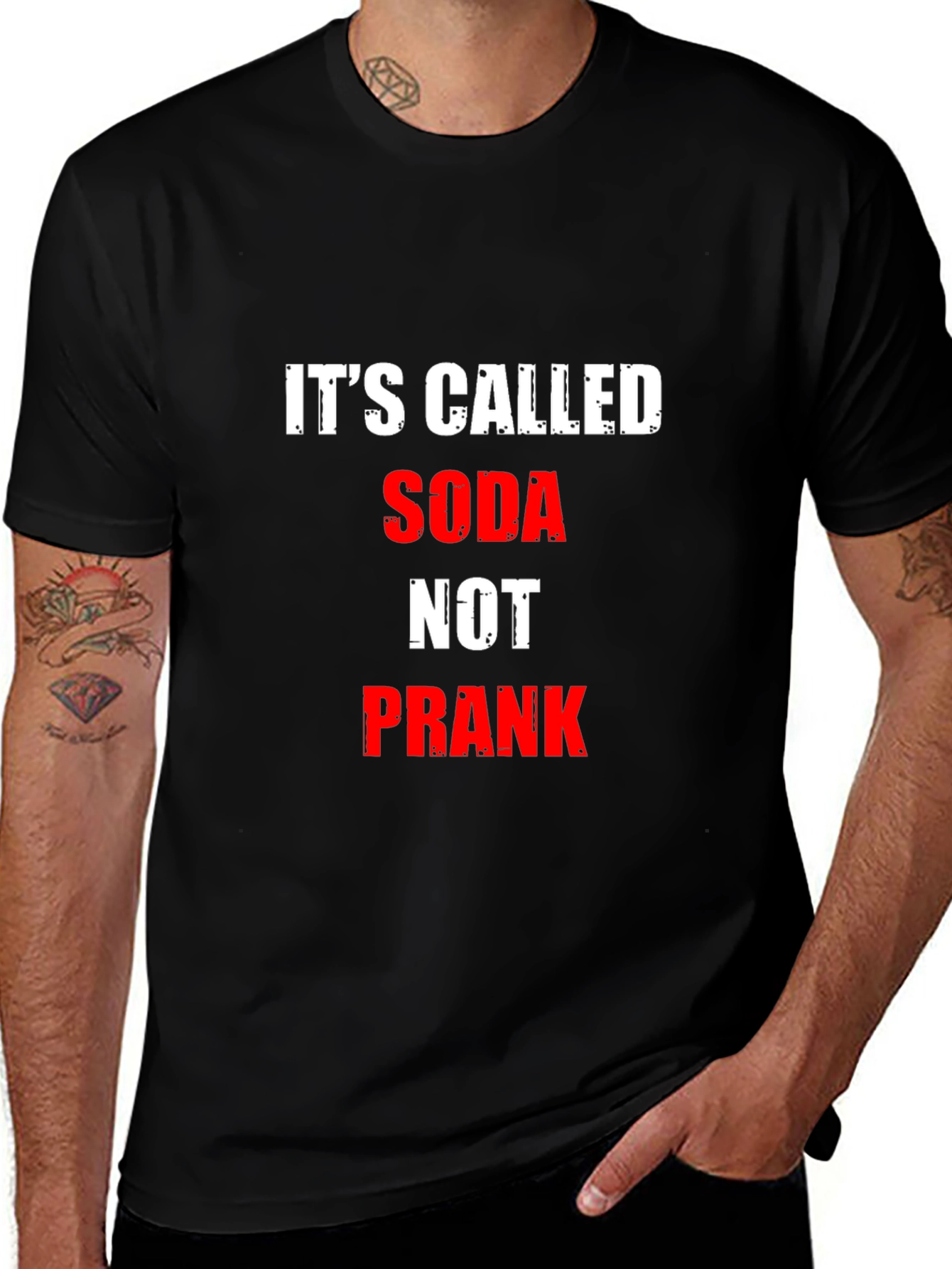 Its Called Soda Not Prank Graphic Tee