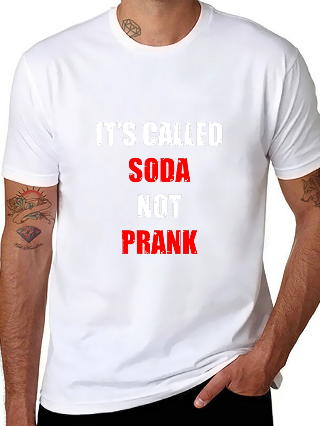 Its Called Soda Not Prank Graphic Tee