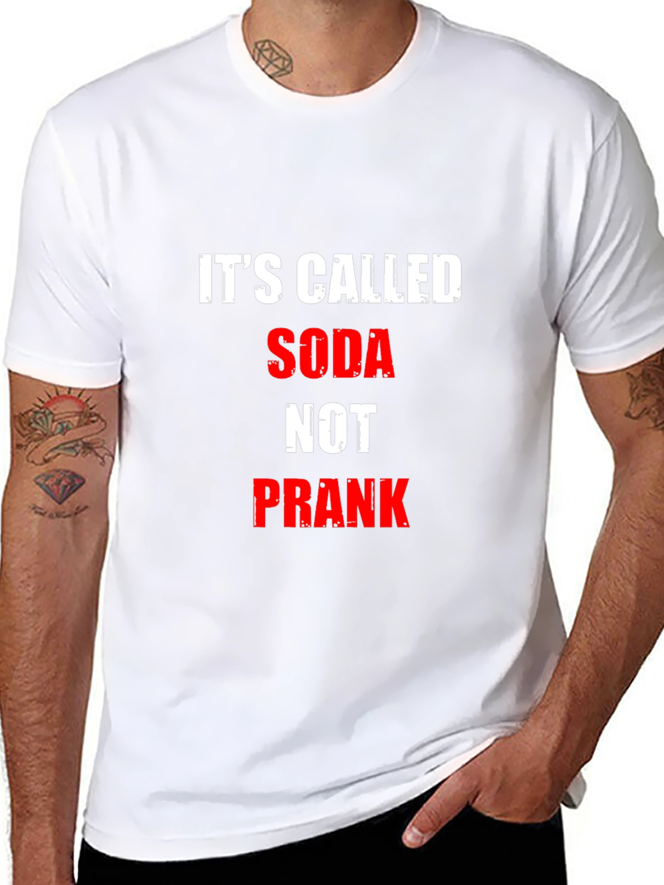 Its Called Soda Not Prank Graphic Tee