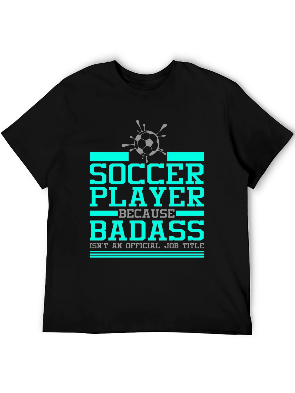 Soccer Player Badass Graphic T-Shirt